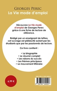 Fiche de lecture La Vie mode d'emploi (Étude intégrale)