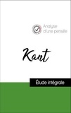 Emmanuel Kant - Analyse d'une pensée : Kant (résumé et fiche de lecture plébiscités par les enseignants sur fichedelecture.fr).