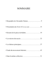 Fiche de lecture Henri III et sa cour de Alexandre Dumas (analyse littéraire de référence et résumé complet)