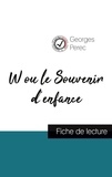 Georges Perec - W ou le Souvenir d'enfance - Fiche de lecture.