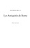 Bellay joachim Du - Les Antiquités de Rome de Joachim du Bellay (fiche de lecture et analyse complète de l'oeuvre).