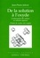 Jean-Pierre Jolivet - De la solution à l'oxyde - Condensation des cations en solution aqueuse, Chimie de surface des oxydes.