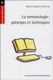 Marie-Claude L'Homme - La terminologie - Principes et techniques.