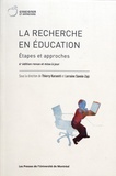 Thierry Karsenti et Lorraine Savoie-Zajc - La recherche en éducation - Etapes et approches.