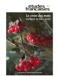 Lucie Bourassa et Marc André Brouillette - Études françaises. Volume 40, numéro 3, 2004 - Le corps des mots. Lectures de Jean Tortel.