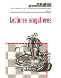 Ginette Michaud et Françoise Siguret - Études françaises. Volume 29, numéro 2, automne 1993 - Lectures singulières.