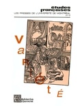 Robert Melançon et Michel Condé - Études françaises. Volume 27, numéro 2, automne 1991 - Variété.