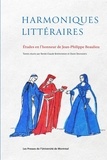 Diane Desrosiers et Renée-claude Breitenstein - Harmoniques littéraires - Études en l'honneur de Jean-Philippe Beaulieu.