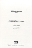 Thomas-J Hummel et Steven-S Zumdahl - Chimie générale - Corrigé détaillé.