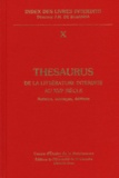 Jesus-M de Bujanda - Index des livres interdits Tome 10 : Thésaurus de la littérature interdite au XVIe siècle - Auteurs, ouvrages, éditions.