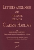 Samuel Richardson - Lettres angloises, ou histoire de Miss Clarisse Harlove.