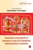 Linda Cardinal - Gouvernance communautaire et innovations.
