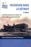 France Martineau - Incursion dans le détroit journaille commanse le 29 octobre 1765.