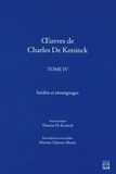 Thomas de Koninck - Oeuvres de Charles de Koninck - Tome 4.