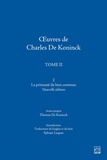 Charles De Koninck et Thomas De Koninck - La primauté du bien commun.
