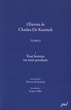 Charles De Koninck - Tout homme est mon prochain.