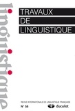 Michel Charolles - Travaux de linguistique n° 47 : adverbiaux et topiques.