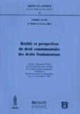 Henri Labayle et  Collectif - Realite Et Perspectives Du Droit Communautaire Des Droits Fondamentaux. Journee Nationale D'Etude De La Cedece, Montpellier, Novembre 1999.