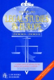  Collectif - Guide To Legal Studies In Europe 2000 - 2001.