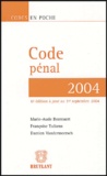 Marie-Aude Beernaert et Françoise Tulkens - Code pénal 2004.