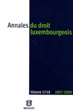 Marc Thewes et Dean Spielmann - Annales du droit luxembourgeois N° 17-18/2007-2008 : .