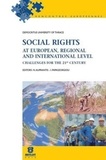 Nikitas Aliprantis et Ioannis Papageorgiou - Social rights - Challenge at european, regional and international level.