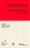 Christian von Bar et Stephen Swann - Principles of European Law - Unjustified Enrichment.