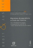Jean-François Flauss - Migrations de populations et droits de l'homme.