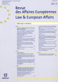 Fabrice Picod - Revue des Affaires Européennes 2012/4 : Law & European Affairs.