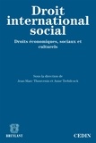 Jean-Marc Thouvenin et Anne Trebilcock - Droit international social - Droits économiques, sociaux et culturels, 2 volumes.