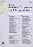 Fabrice Picod - Revue des Affaires Européennes 2013/2 : Law & European Affairs.