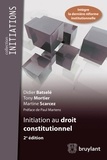 Didier Batselé et Tony Mortier - Initiation au droit constitutionnel.