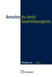  Anonyme - Annales du droit luxembourgeois N° 23/2013 : .
