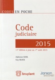 Alphonse Kohl et Guy Block - Code judiciaire 2015.
