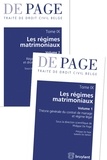 Philippe De Page et Isabelle De Stefani - Traité de droit civil belge - Tome 9, Les régimes matrimoniaux, 2 volumes.