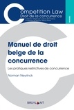Norman Neyrinck - Manuel de droit belge de la concurrence - Les pratiques restrictives de concurrence.