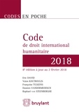 Eric David et Vaios Koutroulis - Code de droit international humanitaire.