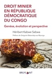 Héribert Kabwe Sabwa - Droit minier en République démocratique du Congo - Genèse, évolution et perspective.