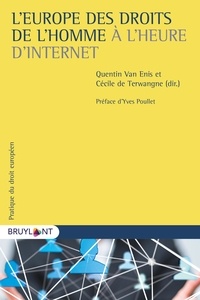 Quentin Van Enis et Cécile de Terwangne - L'Europe des droits de l'homme à l'heure d'Internet.