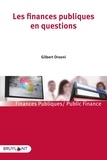 Gilbert Orsoni - Les finances publiques en questions.