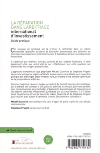 La réparation dans l'arbitrage international d'investissement. Guide pratique