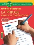  Chantecler - La phrase, analyse et construction - Feuilles d'exercices 9-10 ans.