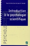 Jean-Adolphe Rondal et  Collectif - Introduction à la psychologie scientifique.