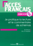 M-C Fournier et Monique Denyer - Francais 5eme - 4eme Je Pratique La Lecture Et Le Commentaire De Schemas. Exercices.