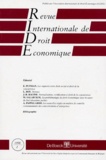  Collectif - Revue Internationale De Droit Economique Numero 1998/2.