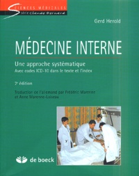 Gerd Herold - Médecine interne - Une approche systématique.