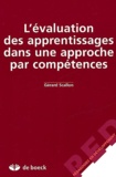 Gérard Scallon - L'évaluation des apprentissages dans une approche par compétences.