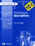 Stéphanie Baggio - Statistiques descriptives.
