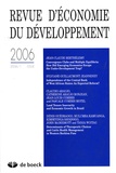 Jean-Claude Berthélemy et Sylviane Guillaumont-Jeanneney - Revue d'économie du développement N° 2006/1 : .