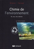 Claus Bliefert et Robert Perraud - Chimie de l'environnement - Air, eau, sols, déchets.